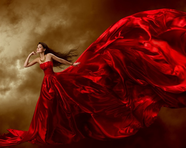 Видеть себя во сне в красном платье сонник