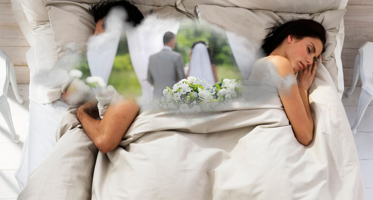 Выйти замуж за умершего человека во сне сонник