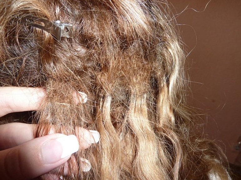 Состояние волос при стрижке