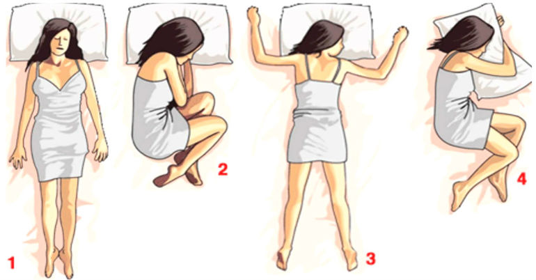 Основные позы во время сна и их значение
